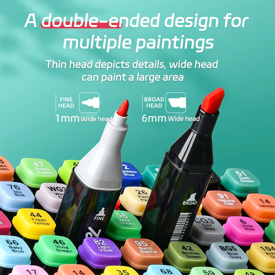 Colored Brush Pen Sets and Collections