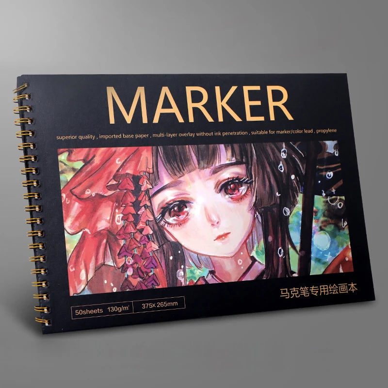 Watercolor/Marker Sketchbook