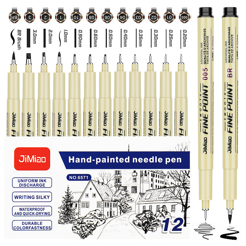 Fine Point Ink Pen Set